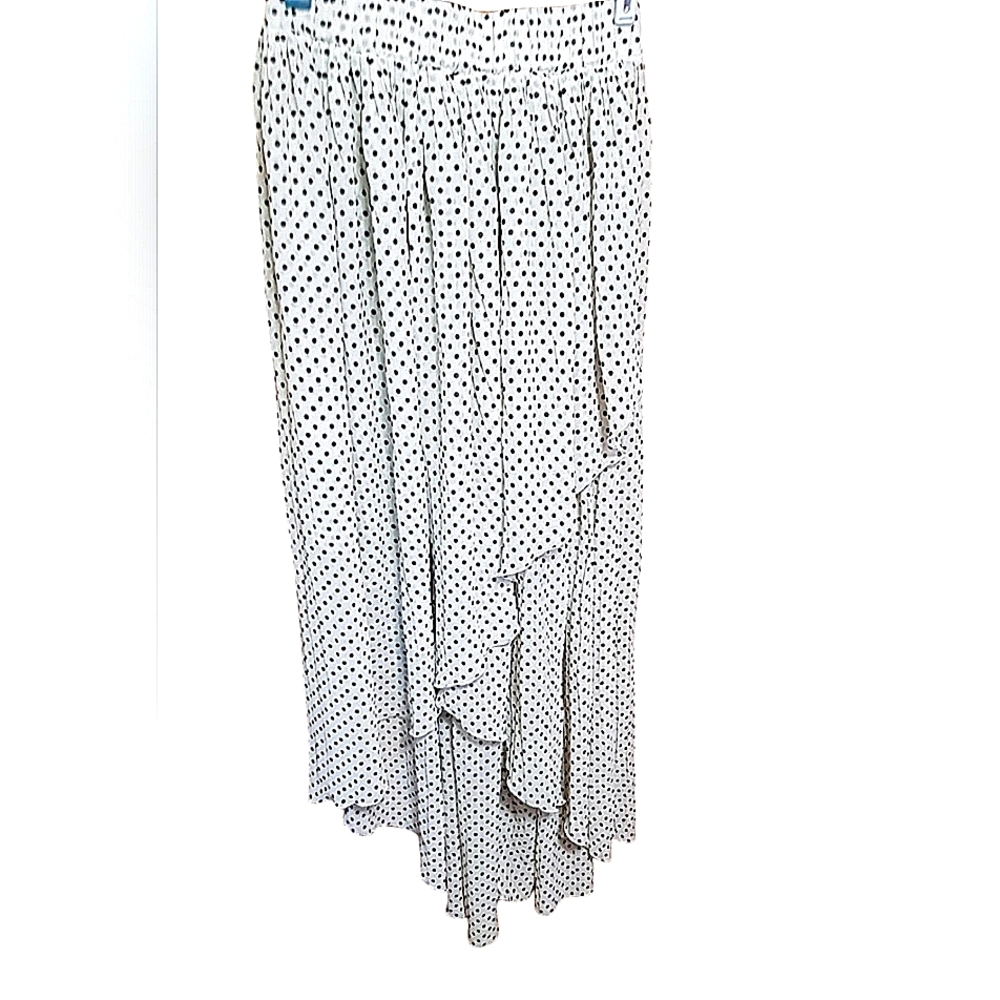 Gorgeous Sheer Polka Dot Tulip Maxi Skirt